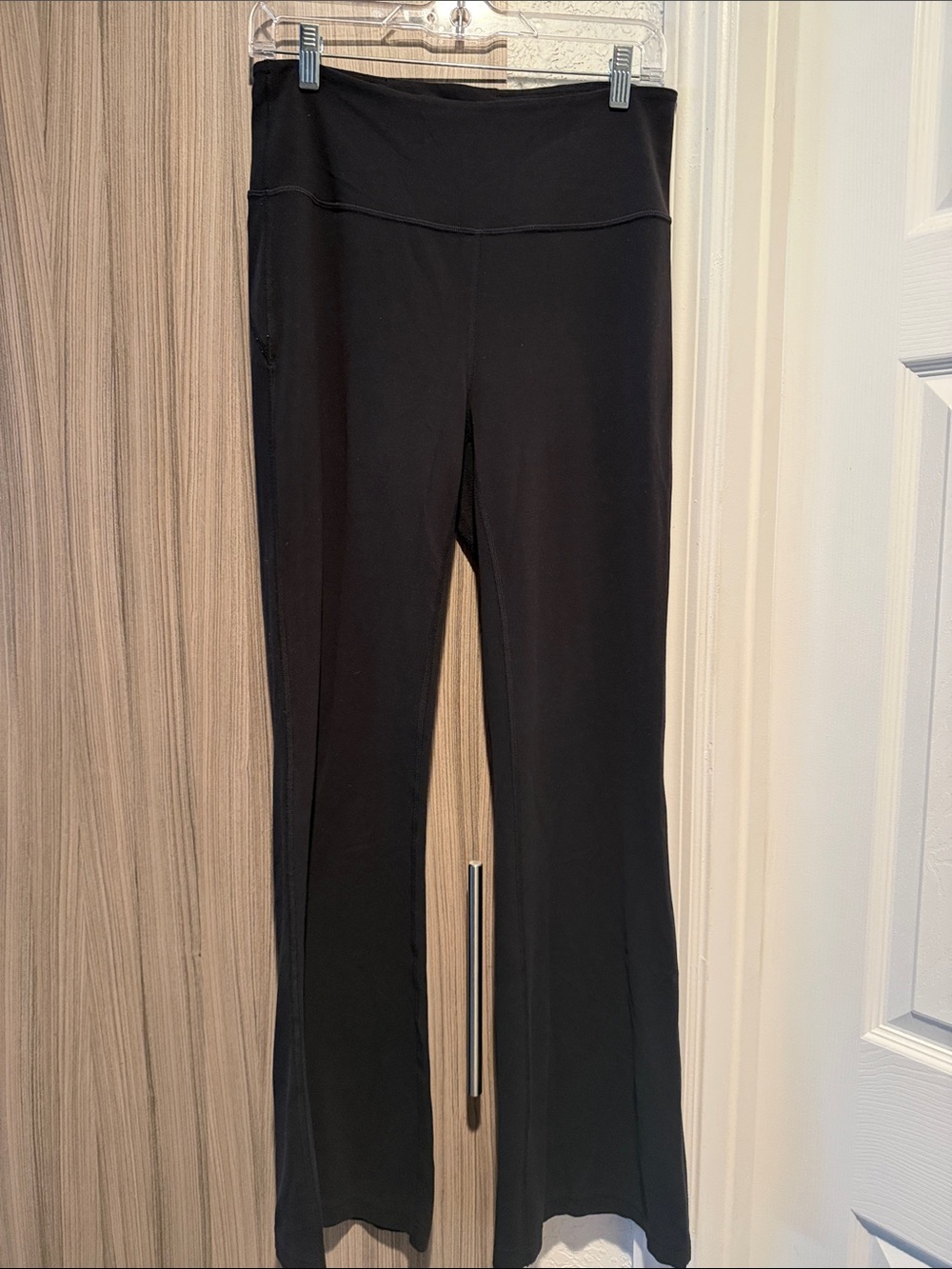 lululemon athletica Black Bootcut Yoga Leggings
